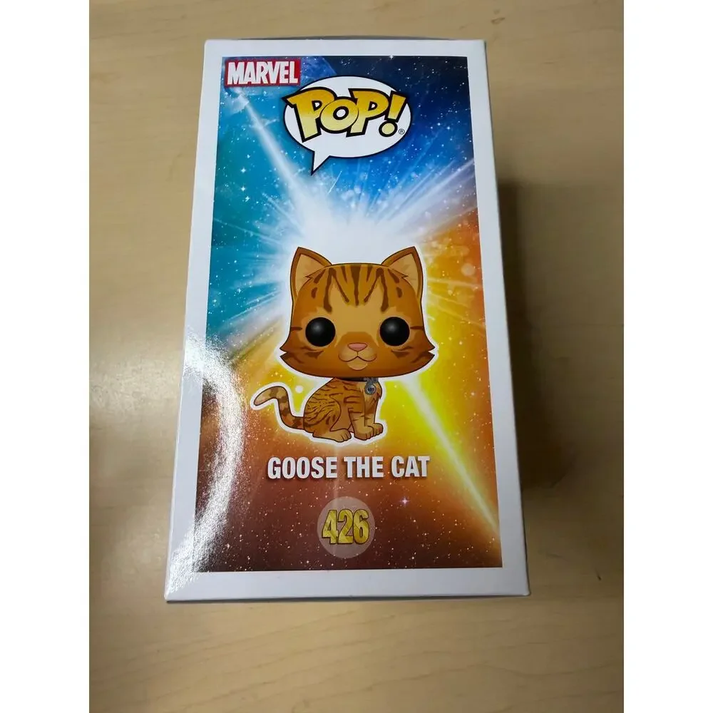 Funko Pop! Marvel Captain Marvel Goose The Cat #426 Bobble-Head - Picture 4 of 6